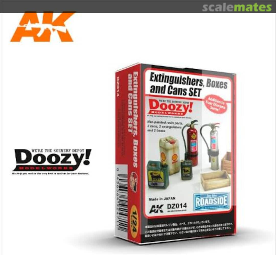 Boxart Fire Extinguishers, Crates & Cans Set DZ014 AK Interactive