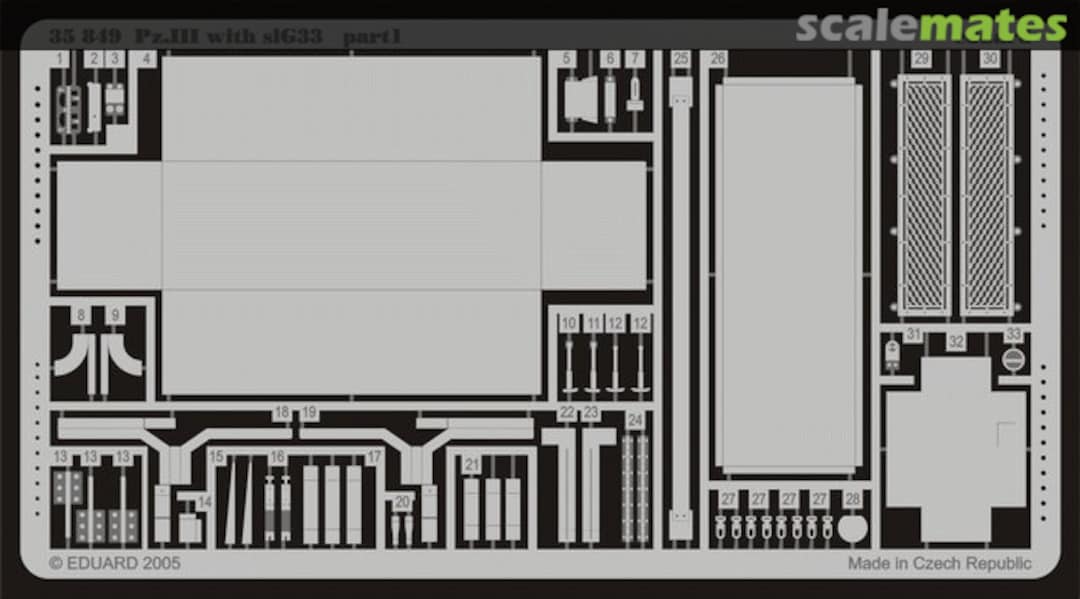 Boxart Pz.III with sIG33 35849 Eduard