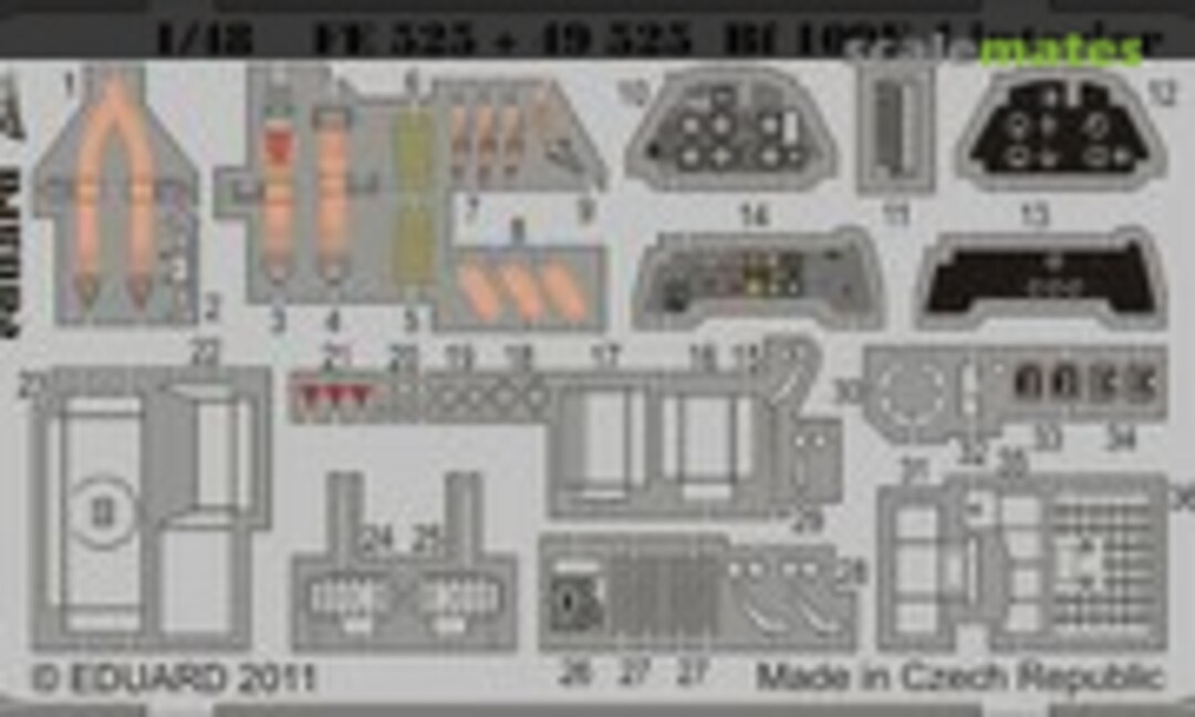 1:48 Bf 109E-4 interior S.A. (Eduard FE525)