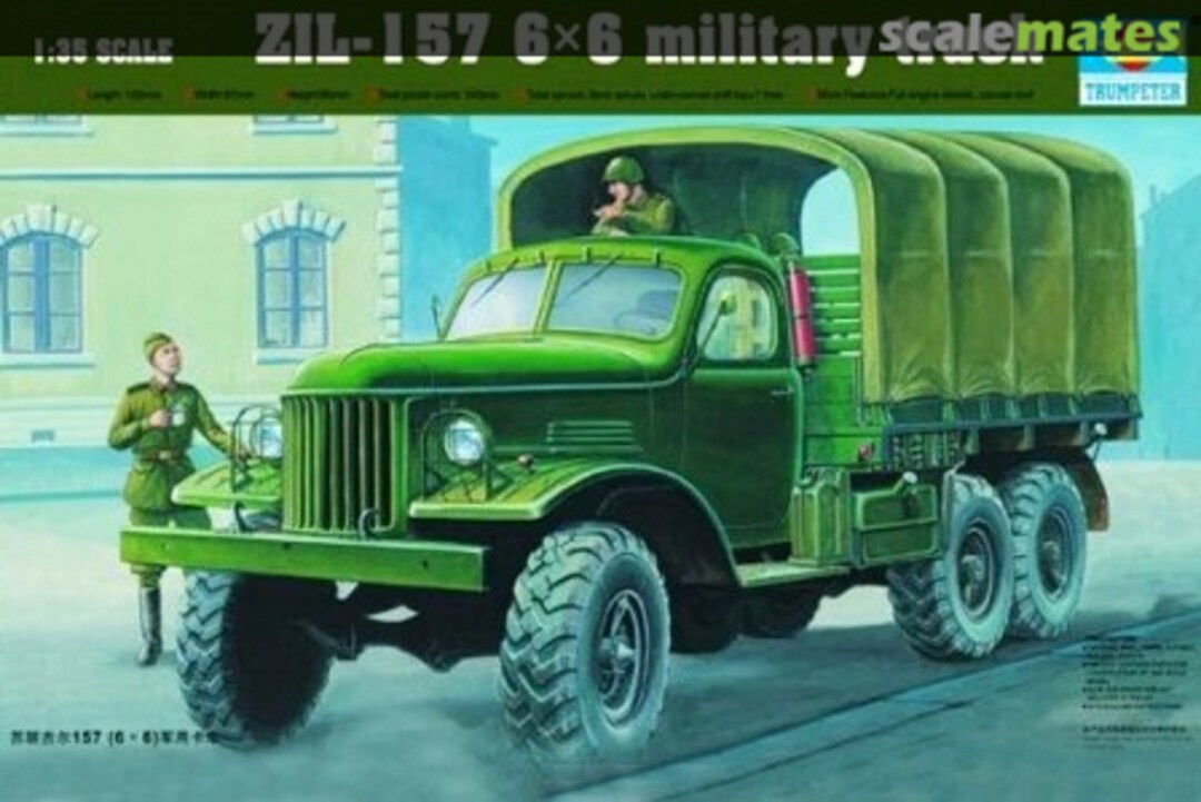 Boxart ZIL-157 6x6 Military Truck 01001 Trumpeter