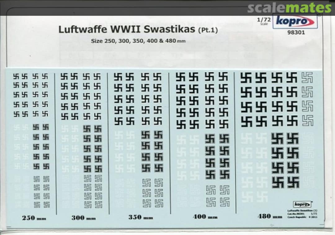 Boxart Luftwaffe WWII Swastikas (Pt.1) 98301 Kopro