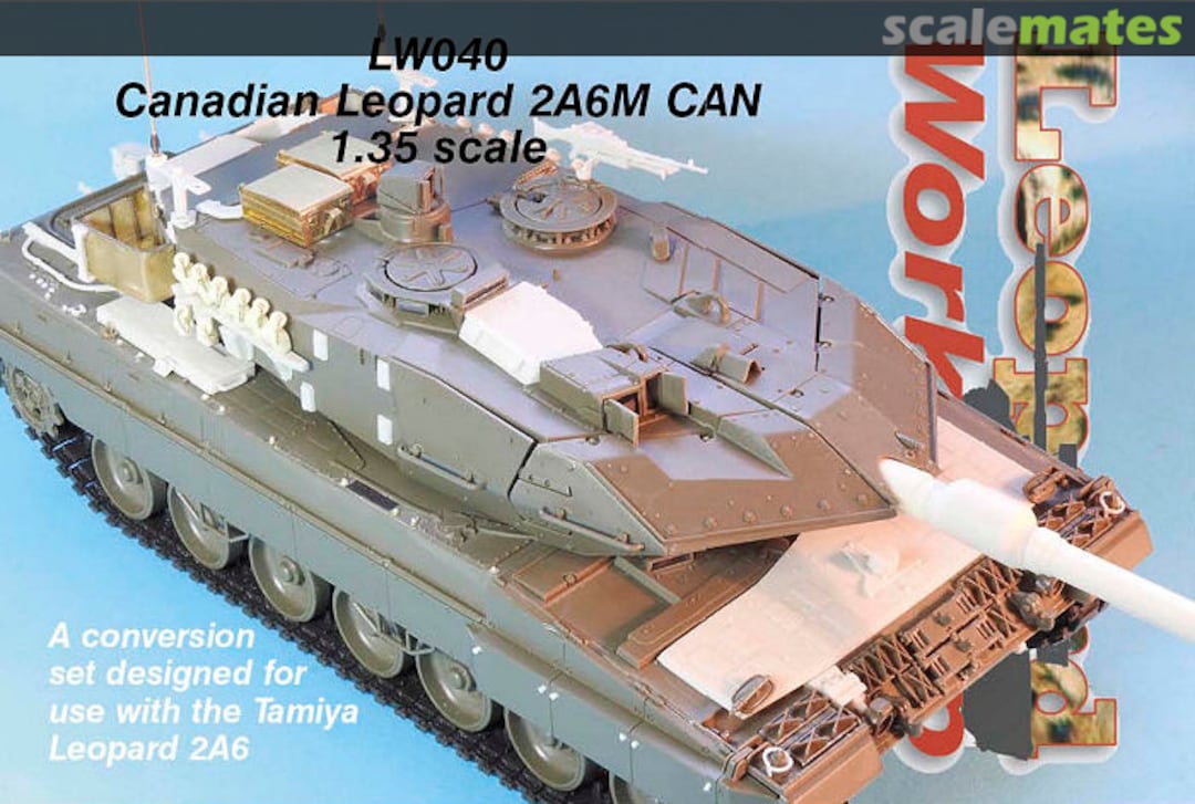 Boxart Canadian Leopard 2A6M CAN Conversion Set LW040 Leopard Workshop