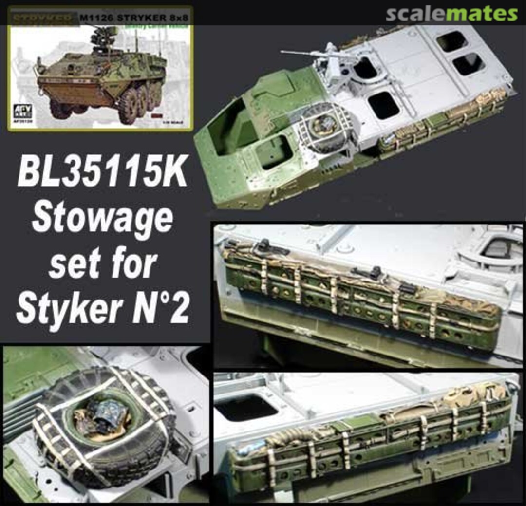 Boxart Stowage Set N°2 for Stryker BL35115K Blast Models