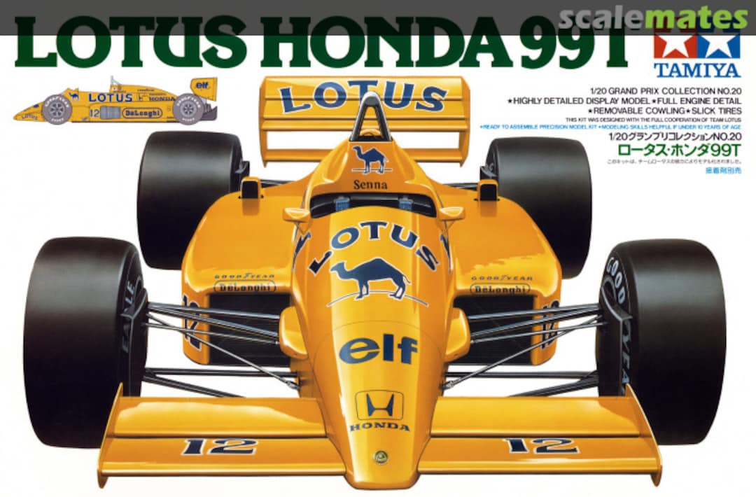 Boxart Lotus 99T Honda 20020 Tamiya