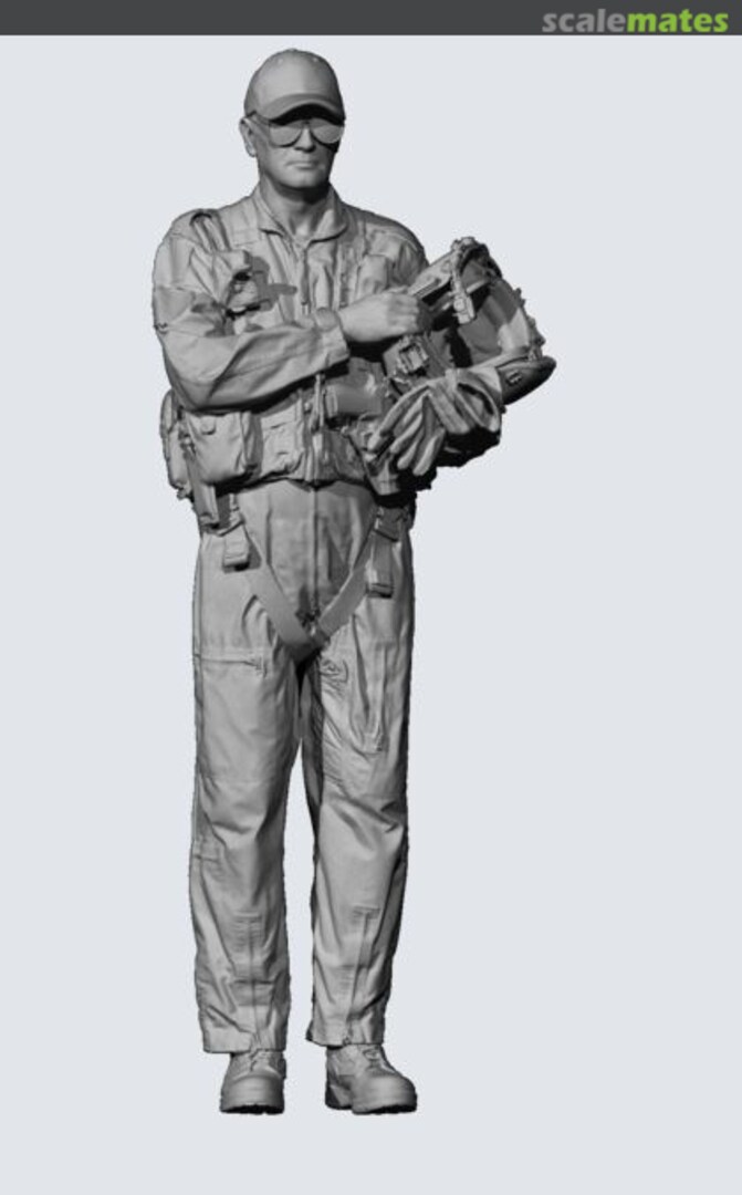 Boxart US Army or Air Force helicopter instructor standing 1 (Pre-Order) 480134 Reedoak