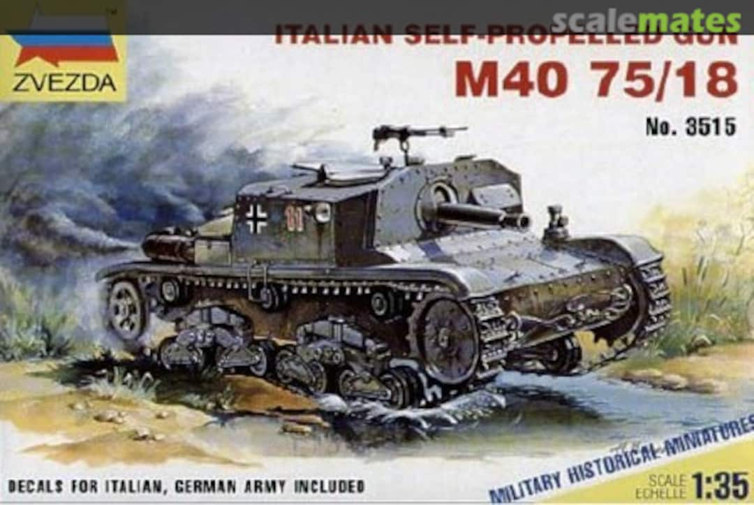 Boxart M40 75/18 3515 Zvezda