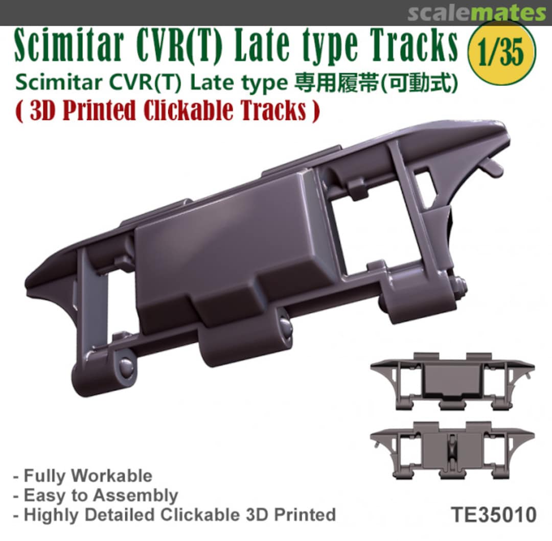 Boxart Scimitar CVR(T) Late Type Tracks TE35010 Fat Frog Scale Models