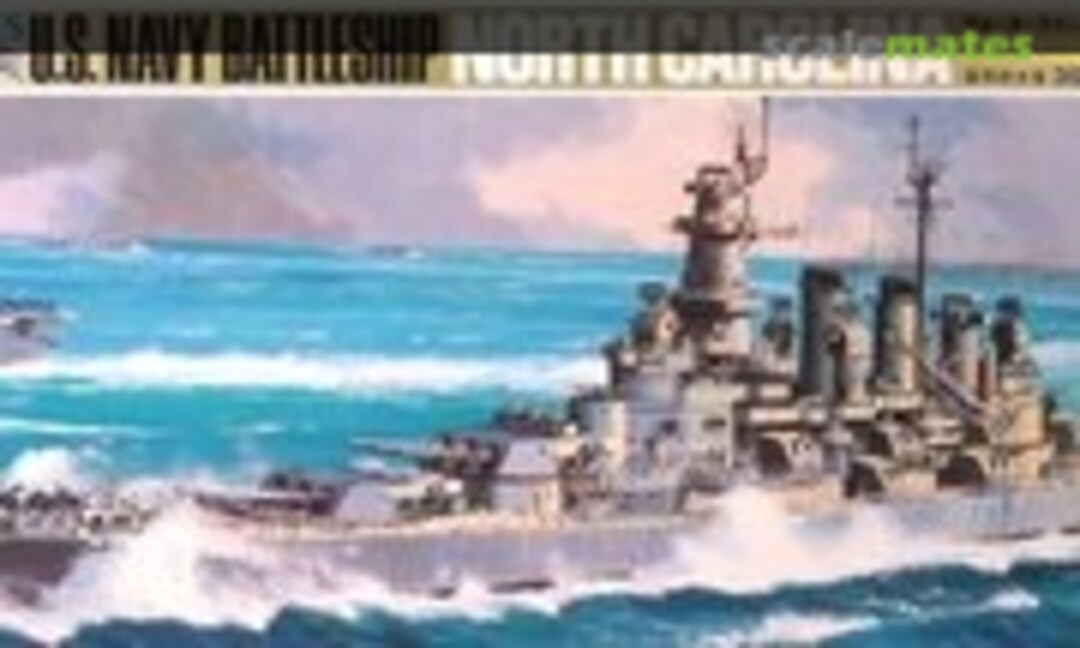 1:700 U.S. Navy Battleship USS North Carolina (Aoshima WL.B105)