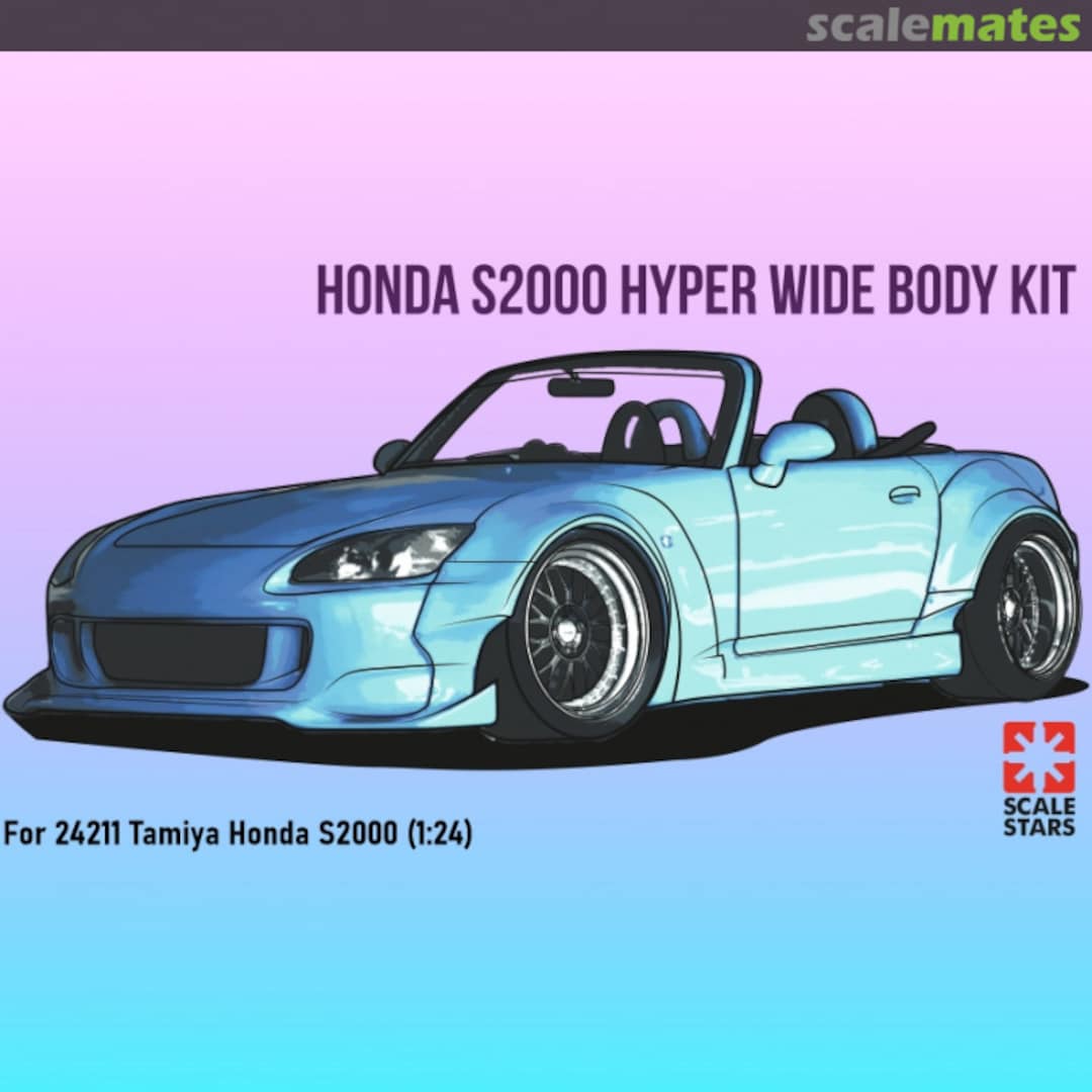 Boxart Body kit Hyper wide for Honda S2000 S124-124 Scale Stars