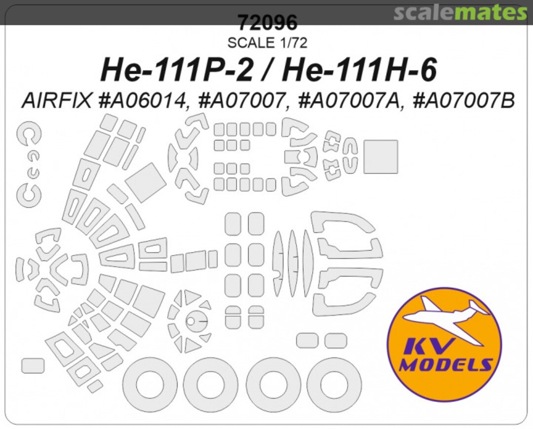 Boxart He 111P-2 / He 111H-6 72096 KV Models