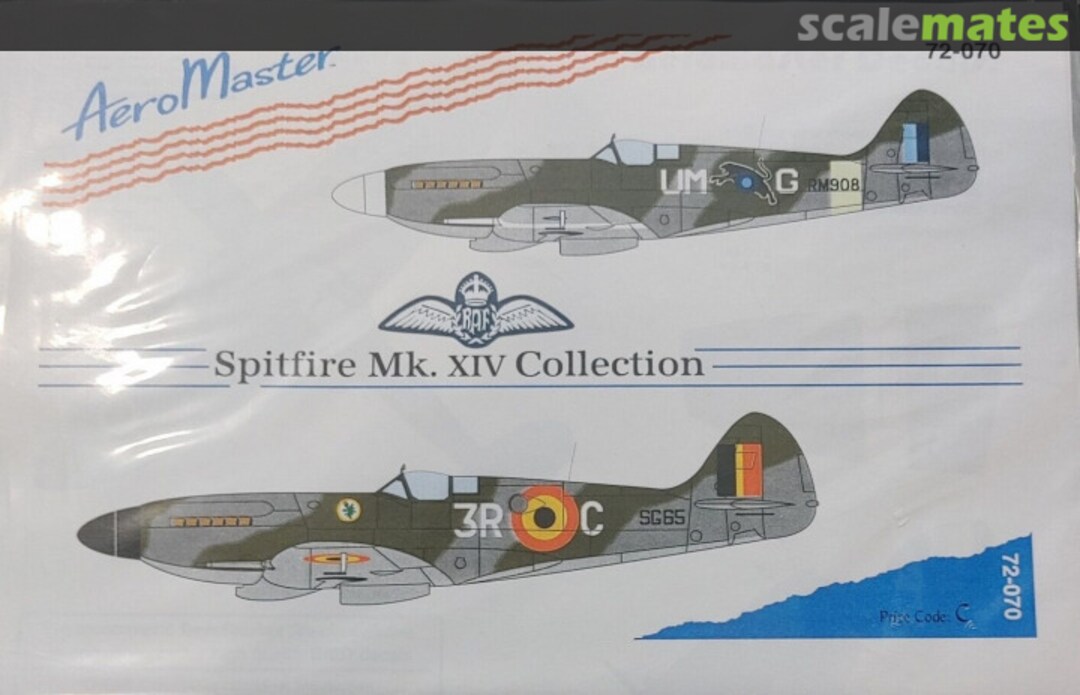 Contents Spitfire Mk. XIV Collection 72-070 AeroMaster