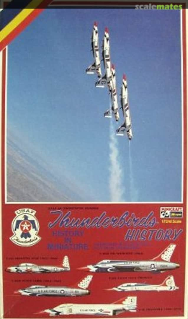 Boxart USAF Thunderbirds History 1208 Minicraft Hasegawa