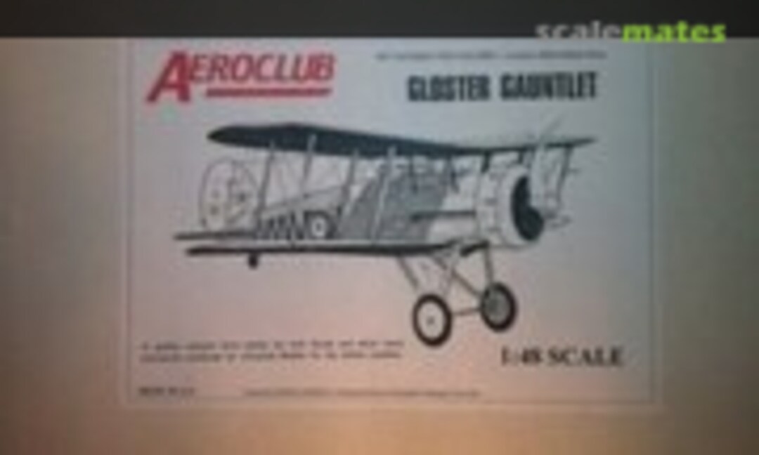 1:48 Gloster Gauntlet (Aeroclub K419)