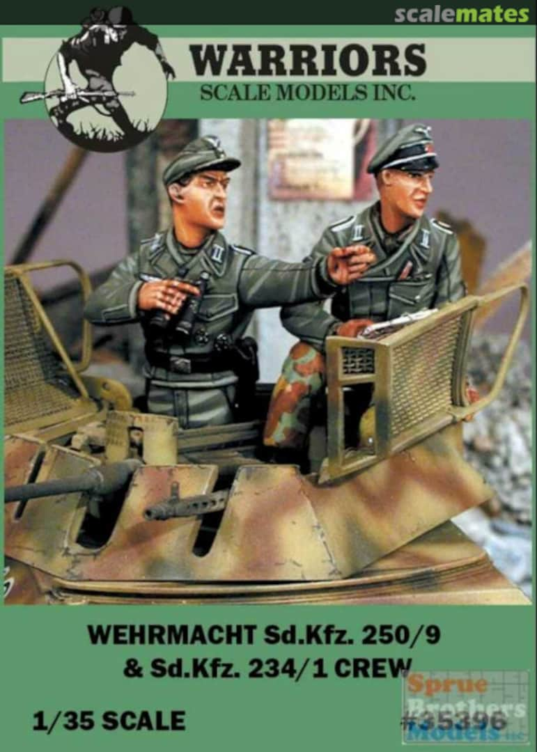 Boxart Sd.Kfz.234/1 or 250/9 Crew 35396 Warriors