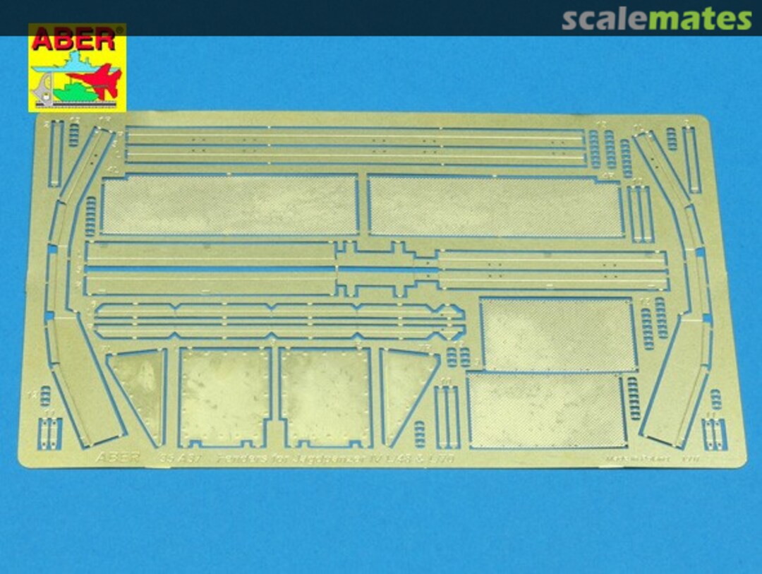 Contents Kettenabdeckung Jagdpanzer IV L/48 & L/70 35A037 Aber