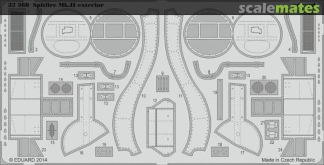 Boxart Spitfire Mk.II exterior 32360 Eduard