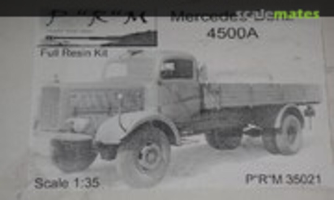 1:35 Mercedes-Benz 4500A (Projekt Resin Model 35021)