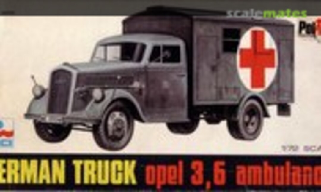 1:72 German Truck opel 3,6 ambulance (Polistil 8035)