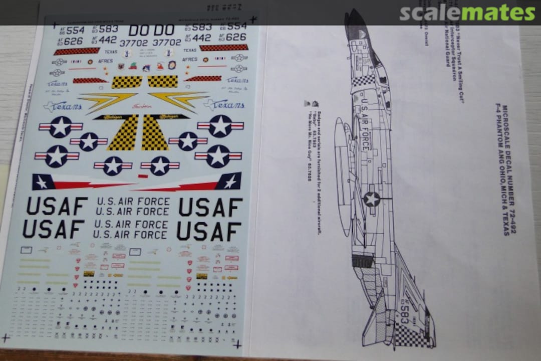 Boxart F-4C Phantom ANG 72-492 SuperScale International