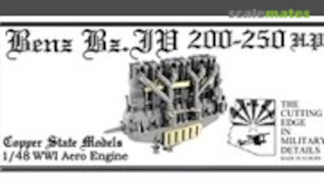 1:48 WWI Aero Engine - Benz Bz.IV 200-250 h.p. (Copper State Models E48011)