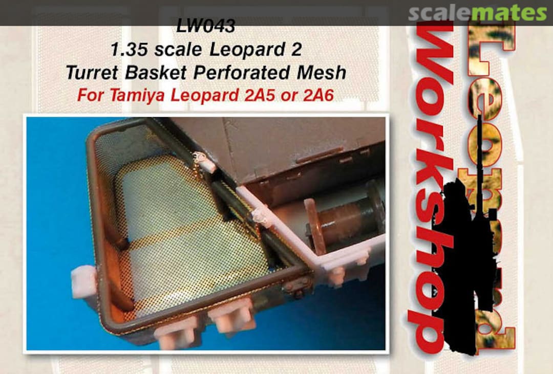 Boxart Leopard 2 Turret Basket Perforated Mesh LW043 Leopard Workshop