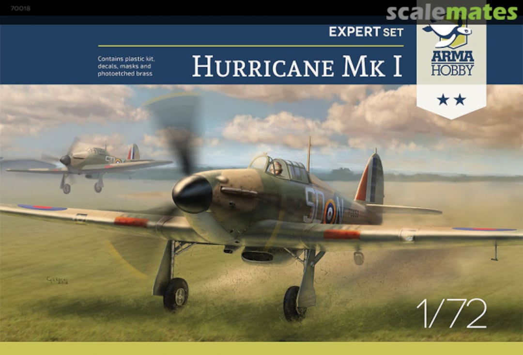 Boxart Hurricane Mk I 70019 Arma Hobby