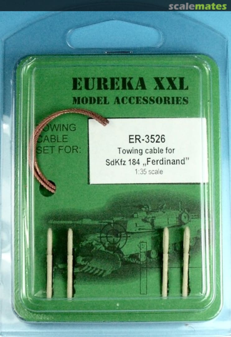 Boxart Towing Cable for SdKfz 184 "Ferdinand" ER-3526 Eureka XXL