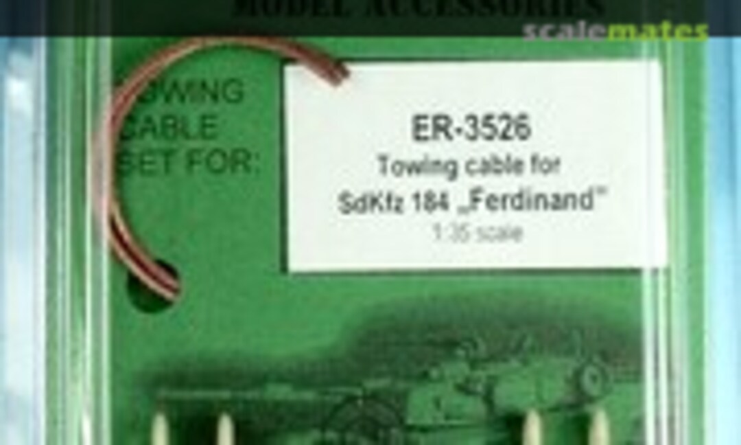 1:35 Towing Cable for SdKfz 184 &quot;Ferdinand&quot; (Eureka XXL ER-3526)