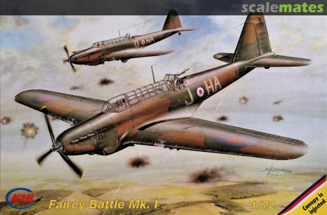 Boxart Fairey Battle Mk. I 72090 MPM Production