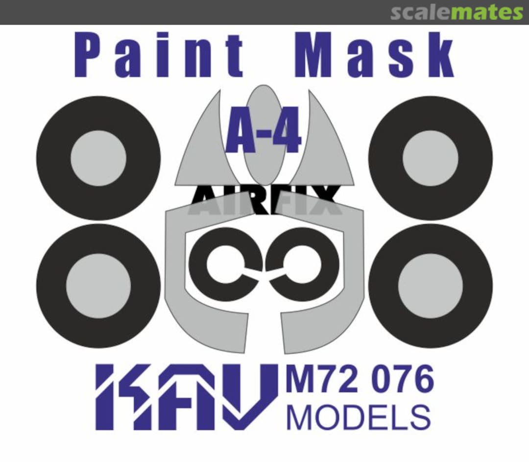 Boxart Douglas A-4 Paint mask KAV M72 076 KAV models