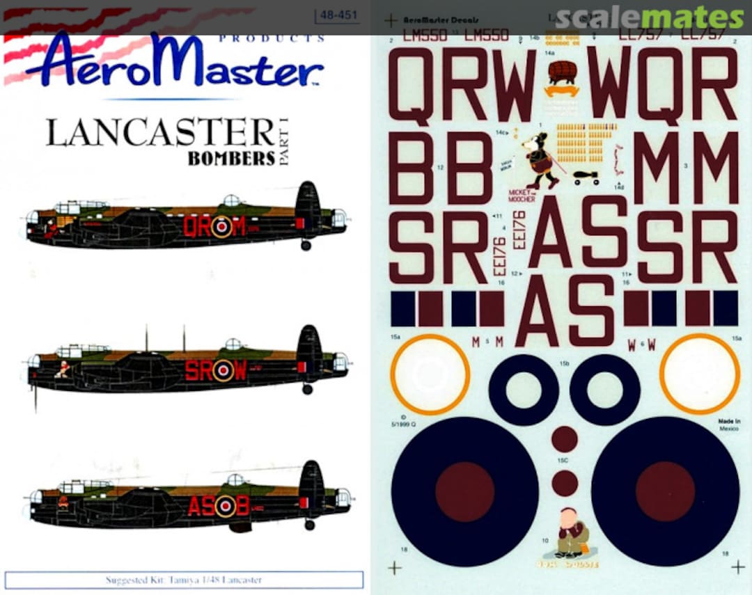 Boxart Lancaster Bombers Part 1 48-451 AeroMaster