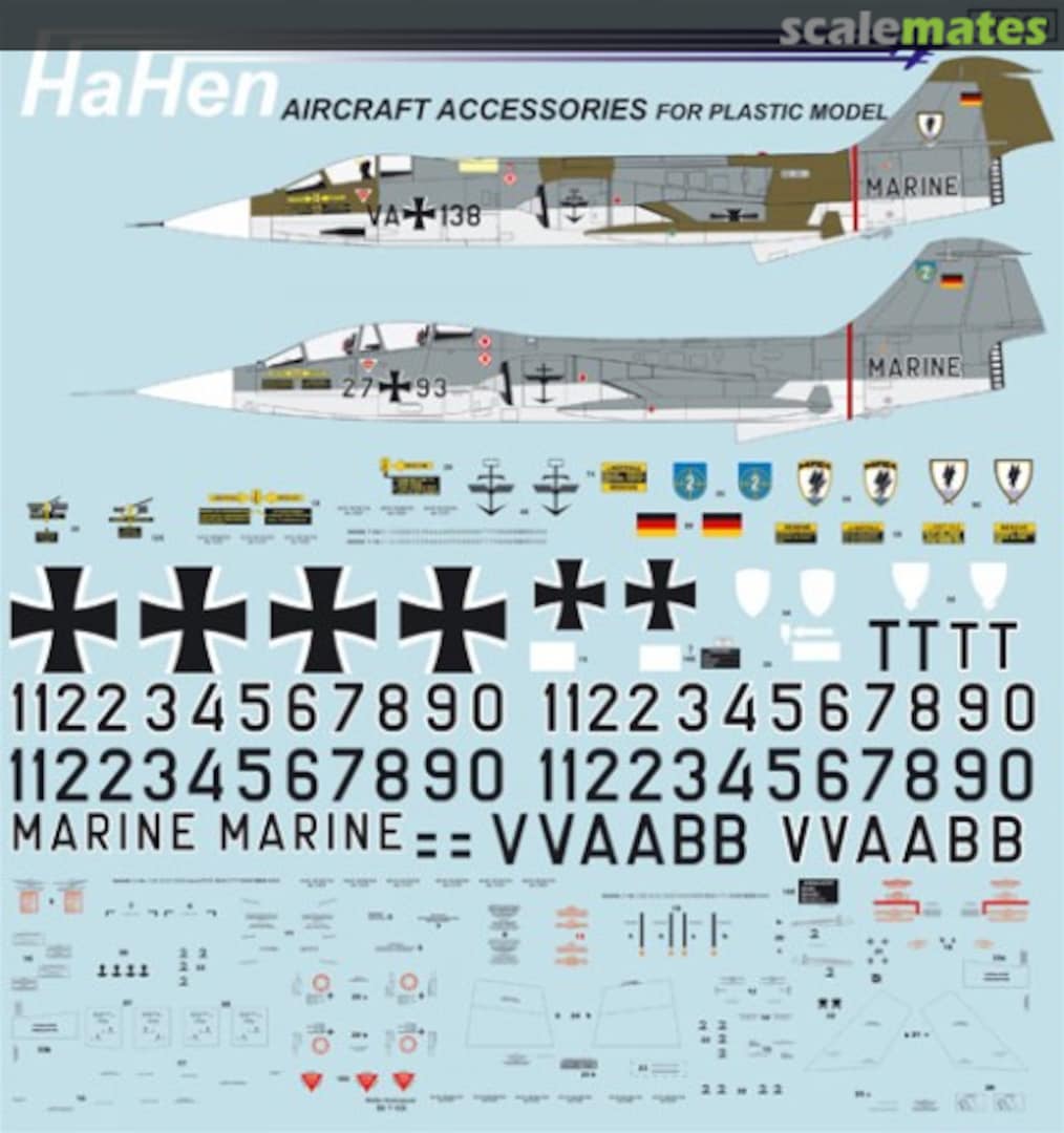 Boxart Lockheed TF/F-104G MFG 1/MFG 2 48030 HaHen