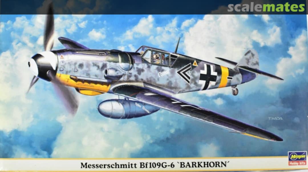 Boxart Messerschmitt Bf109G-6 `Barkhorn´ 09363 Hasegawa