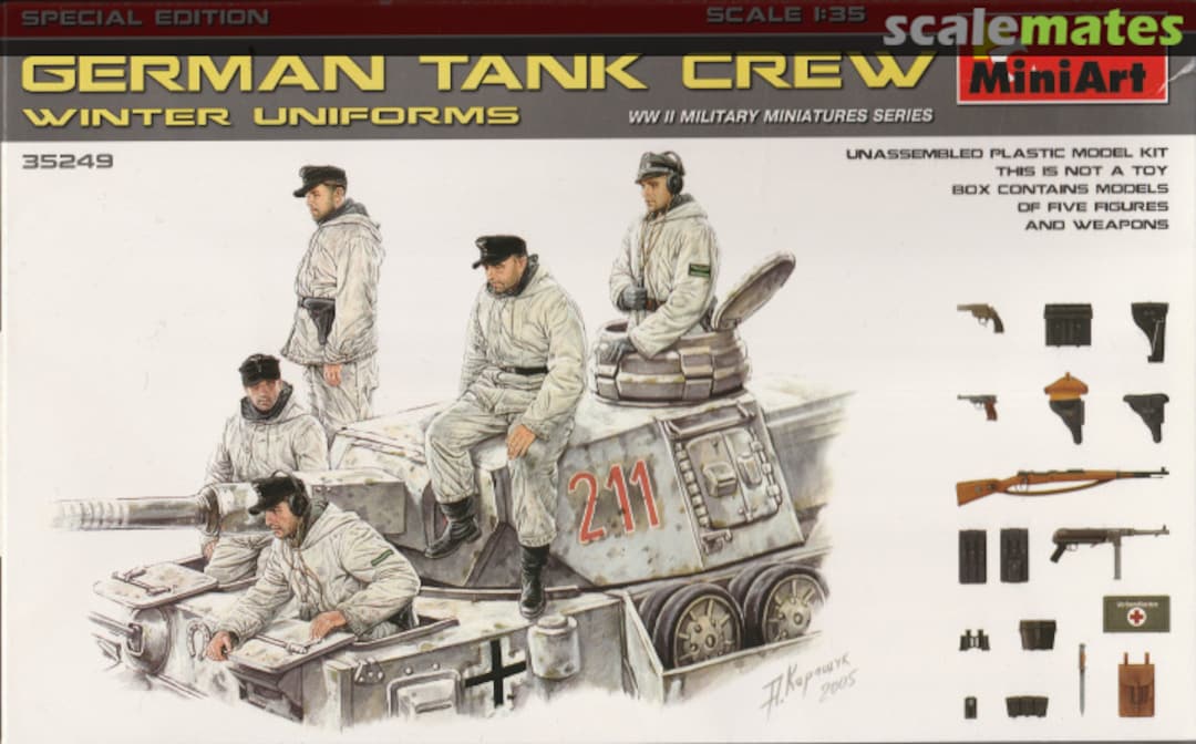 Boxart Tank Crew Winter Uniforms 35249 MiniArt