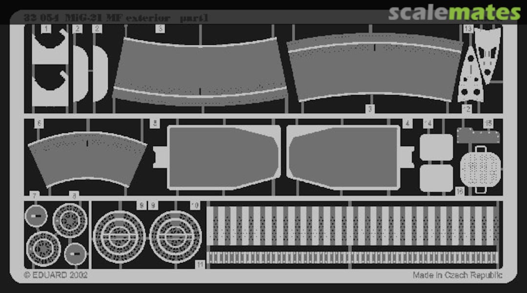 Boxart MiG-21 MF exterior 32054 Eduard