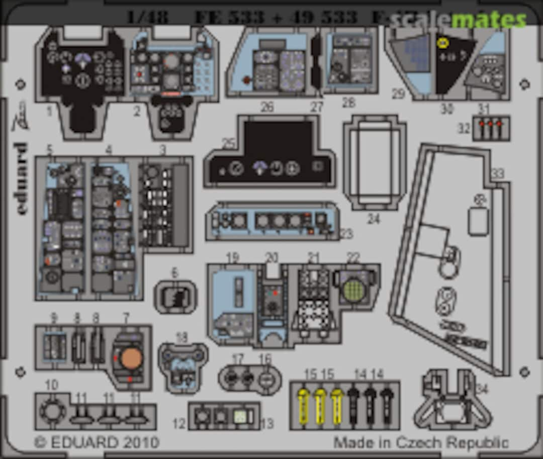 Boxart F-4B interior S.A. FE533 Eduard