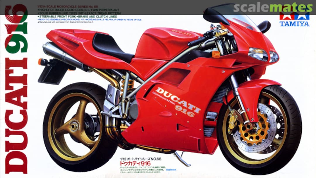 Boxart Ducati 916 14068 Tamiya