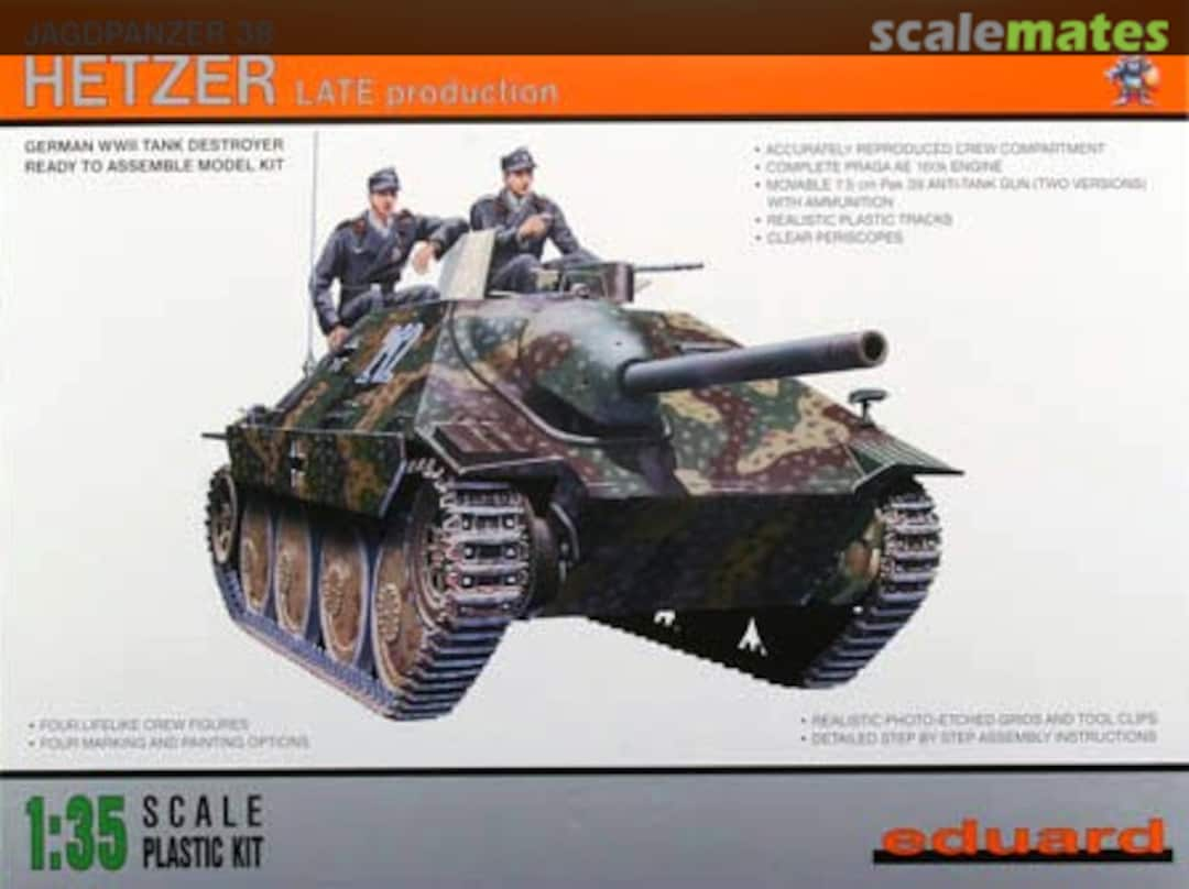 Boxart Jagdpanzer 38 (t) "Hetzer" late 3712 Eduard