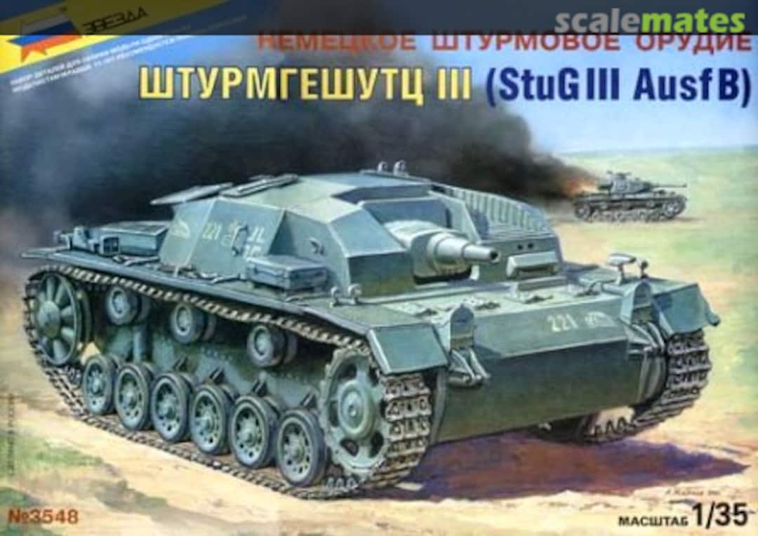 Boxart StuG III Ausf B 3548 Zvezda