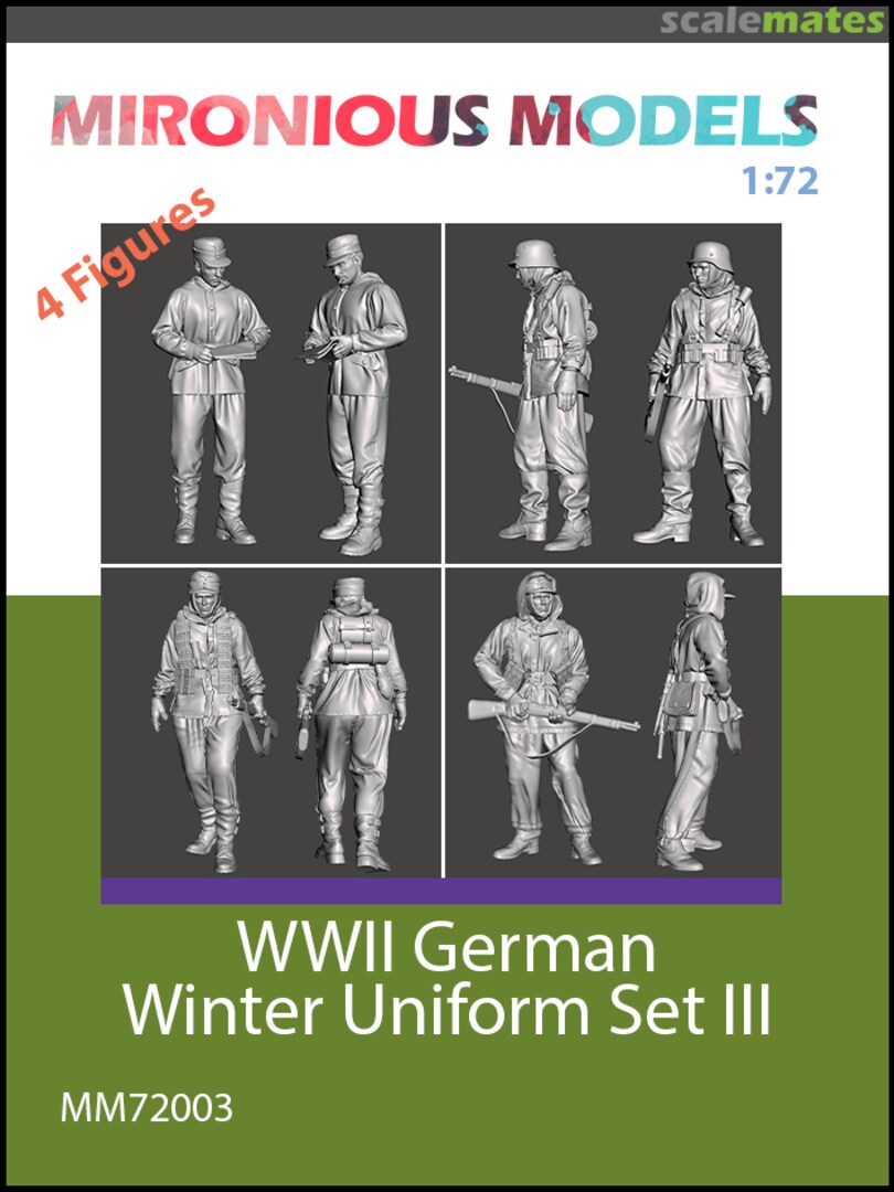 Boxart WWII German Winter Uniform Set III MM72003 Mironious Models