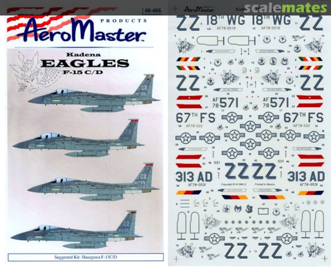 Boxart Kadena Eagles F-15C/D 48-466 AeroMaster