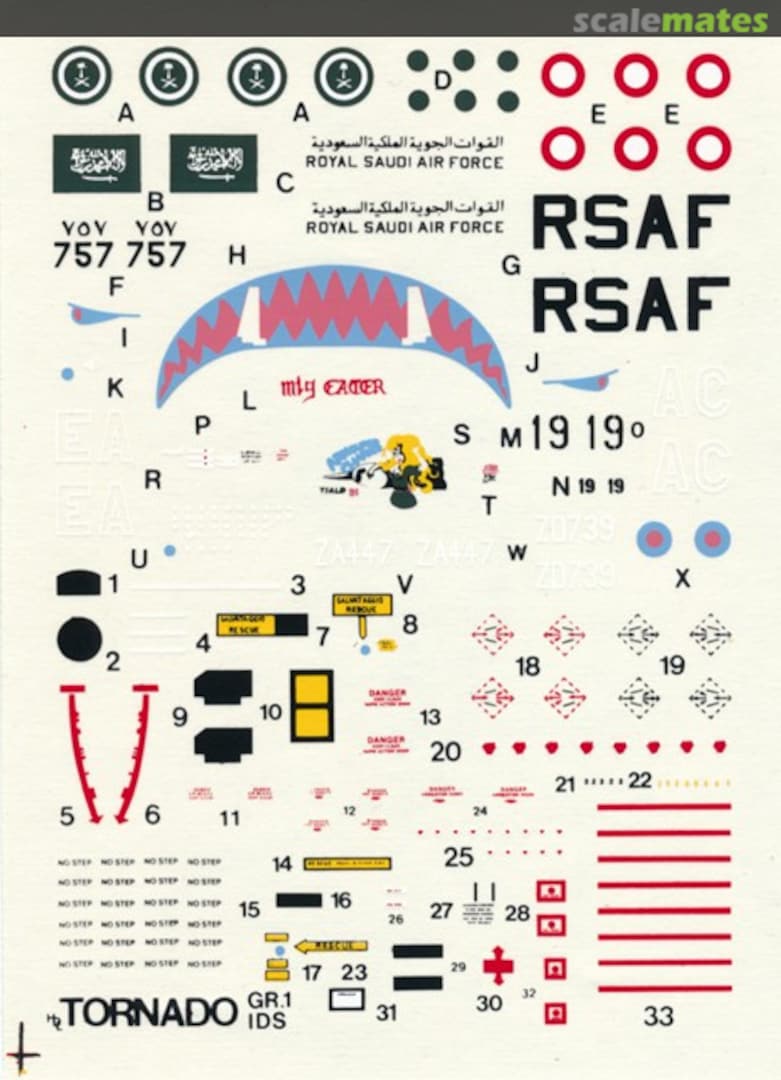 Boxart Tornado GR.1/IDS 72-001 Hi-Decal Line