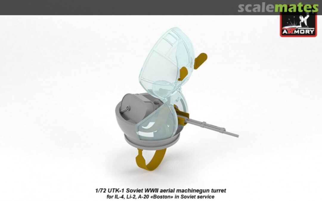 Boxart UTK-1 Soviet WWII aerial machinegun turret ACA7272 Armory