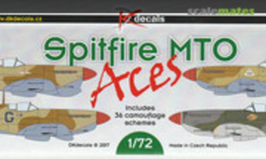 1:72 Spitfire MTO Aces (DK Decals 72056)