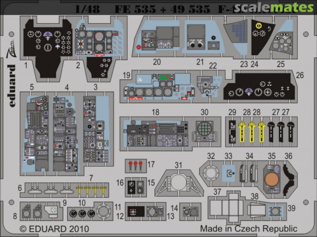 Boxart F-4D interior S.A. FE535 Eduard