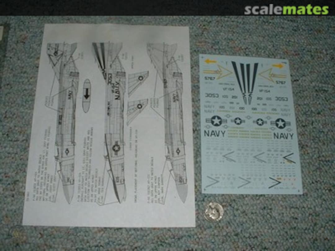 Boxart F-4N VF-154 | F-4S VF-103, VF-171 72-441 Microscale