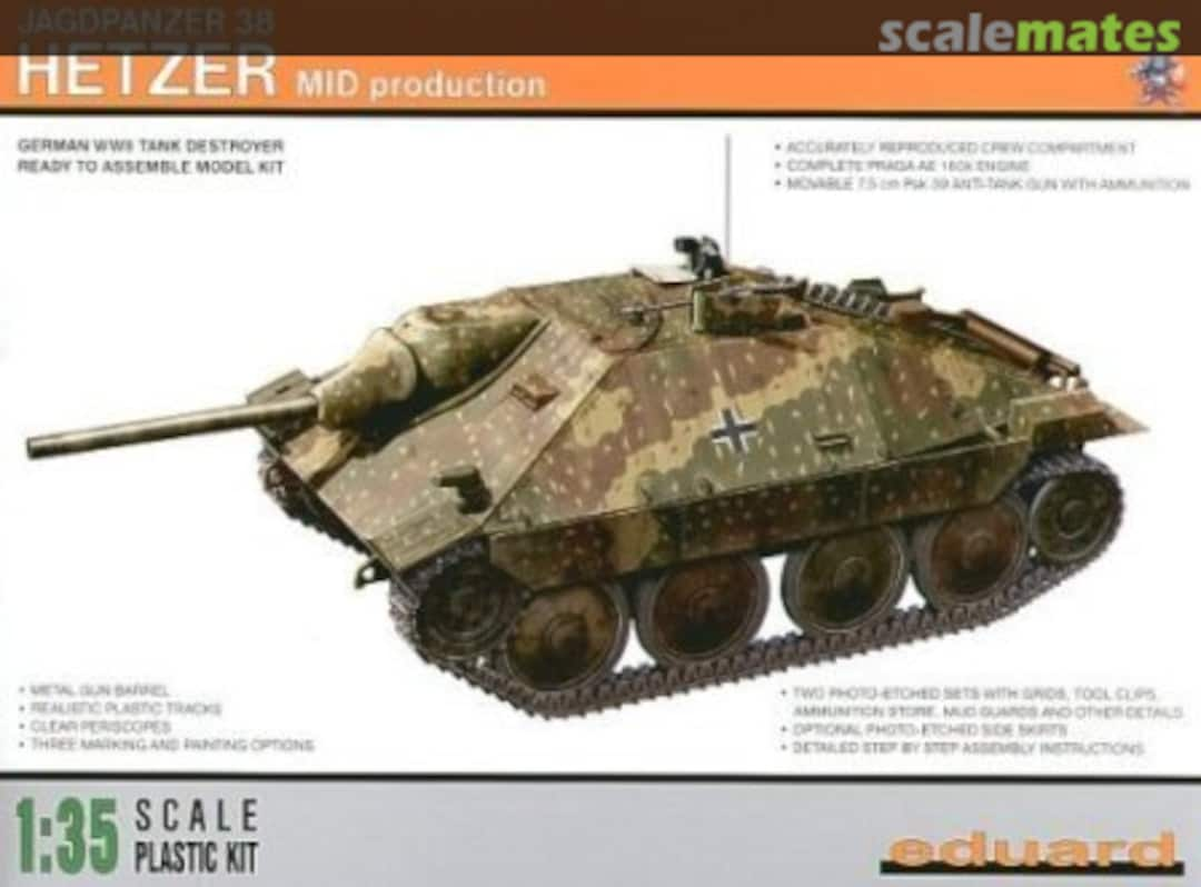 Boxart HETZER 3713 Eduard