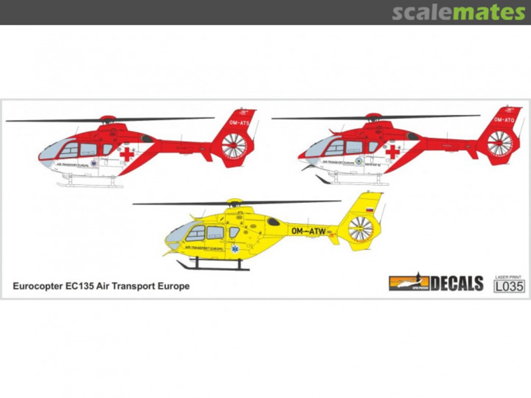 Boxart Eurocopter EC135 Air Transport Europe L035 KPM Prešov