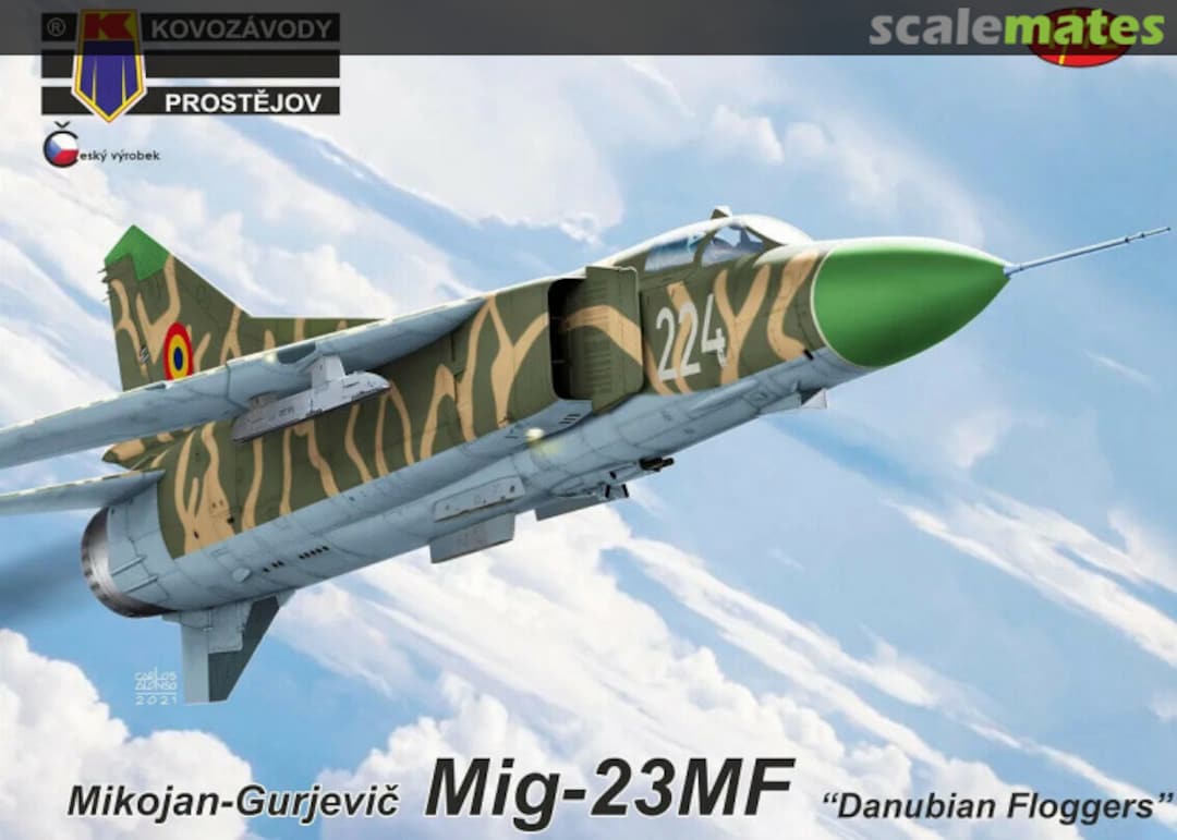 Boxart Mikojan-Gurjevič MiG-23MF KPM0287 Kovozávody Prostějov