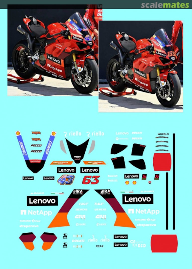 Boxart Ducati Superleggera V4  GS Decals